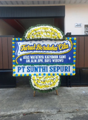 Papan Bunga Duka di Teupah Selatan